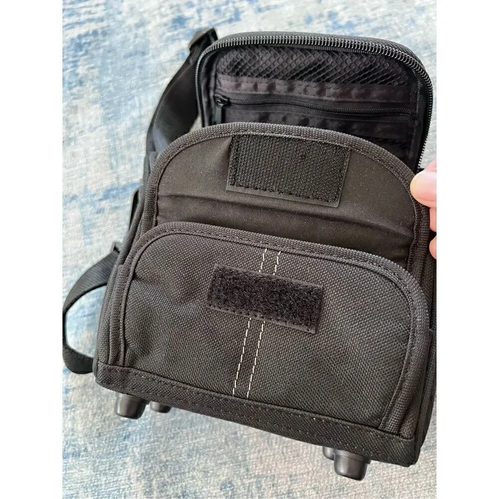 Courier Black Camera Case Bag w Removable Shoulder Strap
